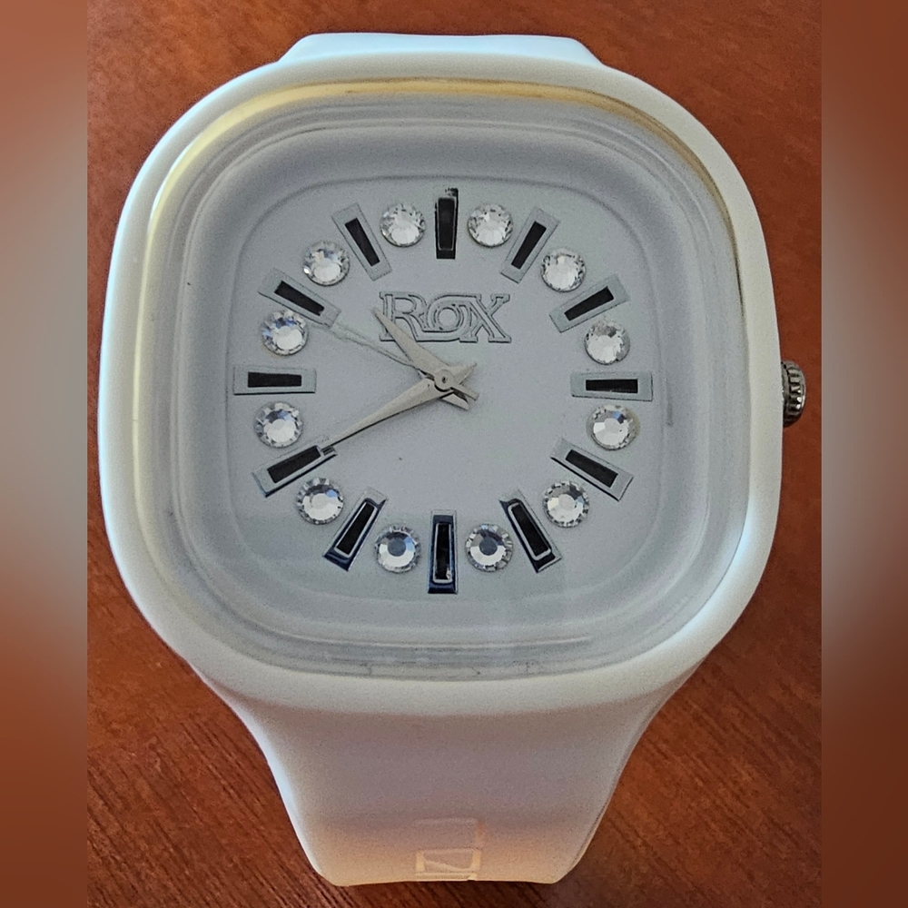 ROX Remix White Rubber Wrist Women's Watch Works